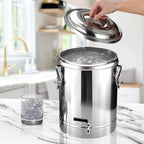 SOGA 2X 22L Stainless Steel Insulated Stock Pot Dispenser Hot & Cold Beverage Container With Tap