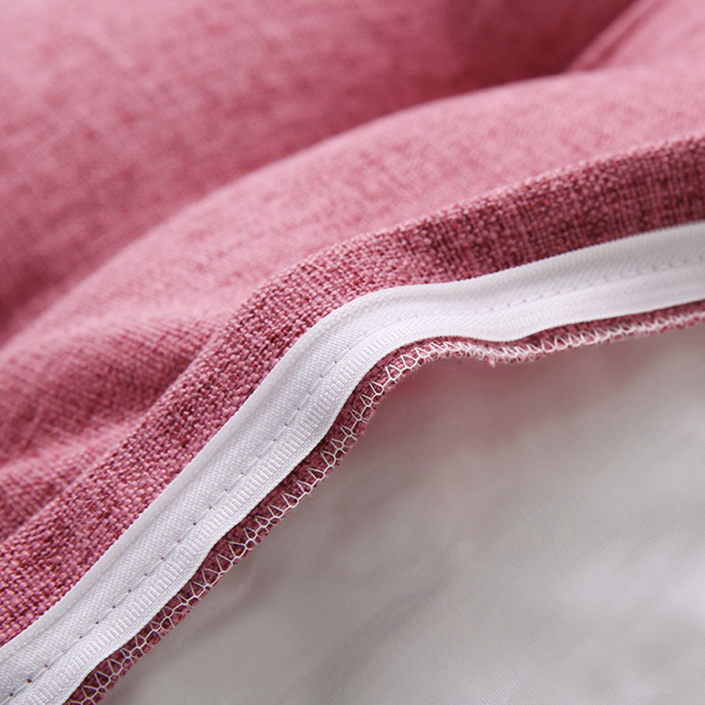 SOGA 100cm Crabapple Red Triangular Wedge Bed Pillow Headboard Backrest Bedside Tatami Cushion Home Decor