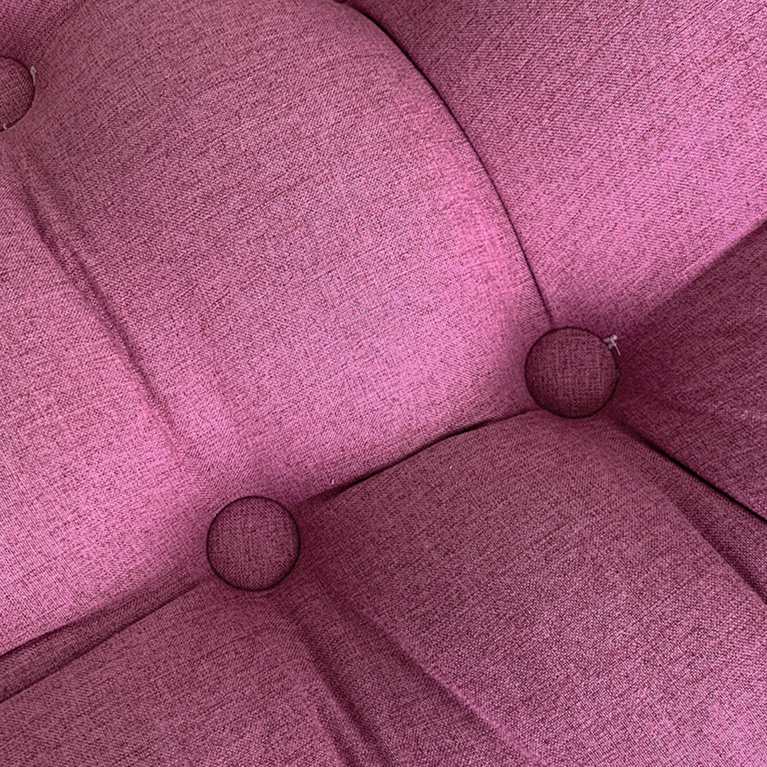 SOGA 4X 45cm Magenta Triangular Wedge Lumbar Pillow Headboard Backrest Sofa Bed Cushion Home Decor