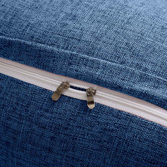 SOGA 180cm Blue Triangular Wedge Bed Pillow Headboard Backrest Bedside Tatami Cushion Home Decor