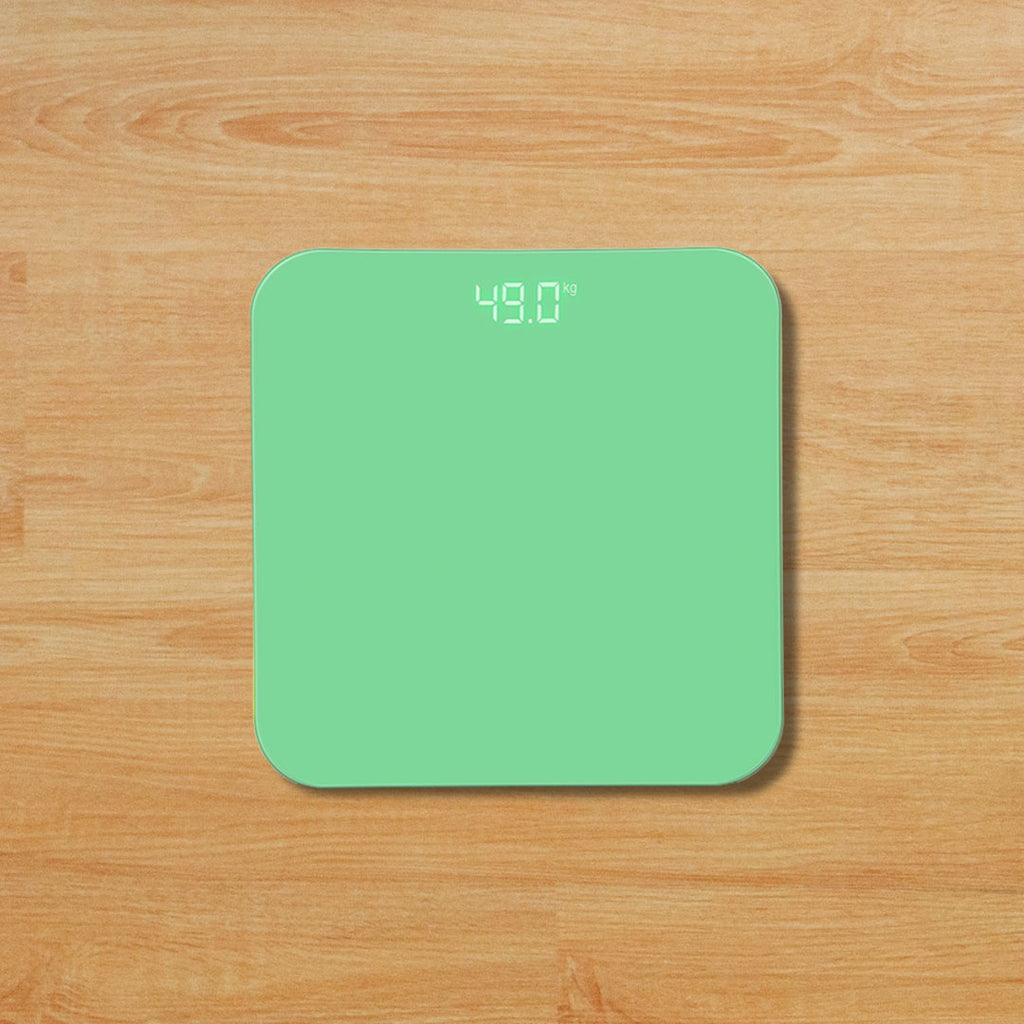 SOGA 2X 180kg Digital Fitness Weight Bathroom Gym Body Glass LCD Electronic Scales Green