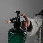 SOGA 4X 2 Liter Mist Water Spray Bottle Hand Held Pressure Adjustable Nozzle with Top Pump Indoor Outdoor Gardening