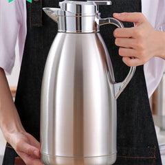 SOGA 2.3L Stainless Steel Kettle Insulated Vacuum Flask Water Coffee Jug Thermal