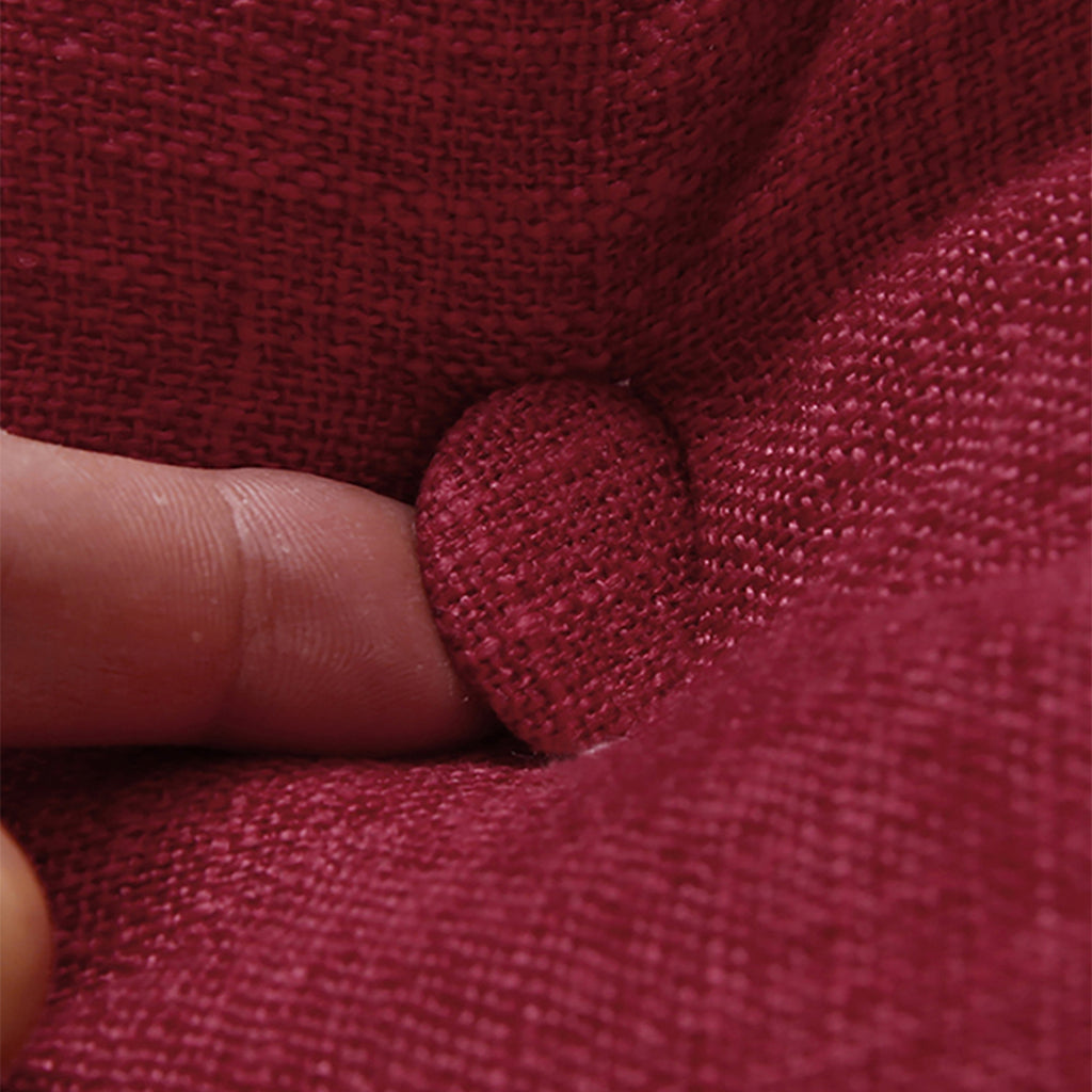 SOGA 120cm Rose Red Triangular Wedge Bed Pillow Headboard Backrest Bedside Tatami Cushion Home Decor