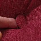 SOGA 120cm Rose Red Triangular Wedge Bed Pillow Headboard Backrest Bedside Tatami Cushion Home Decor