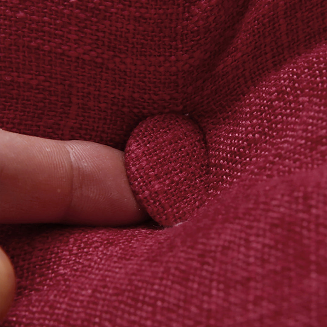 SOGA 120cm Rose Red Triangular Wedge Bed Pillow Headboard Backrest Bedside Tatami Cushion Home Decor