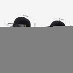 2X Outdoor Protection Hat Anti-Fog Pollution Dust Saliva Protective Cap Full Face HD Shield Cover Adult Black/White $ 44