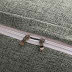 SOGA 100cm Light Grey Triangular Wedge Bed Pillow Headboard Backrest Bedside Tatami Cushion Home Decor