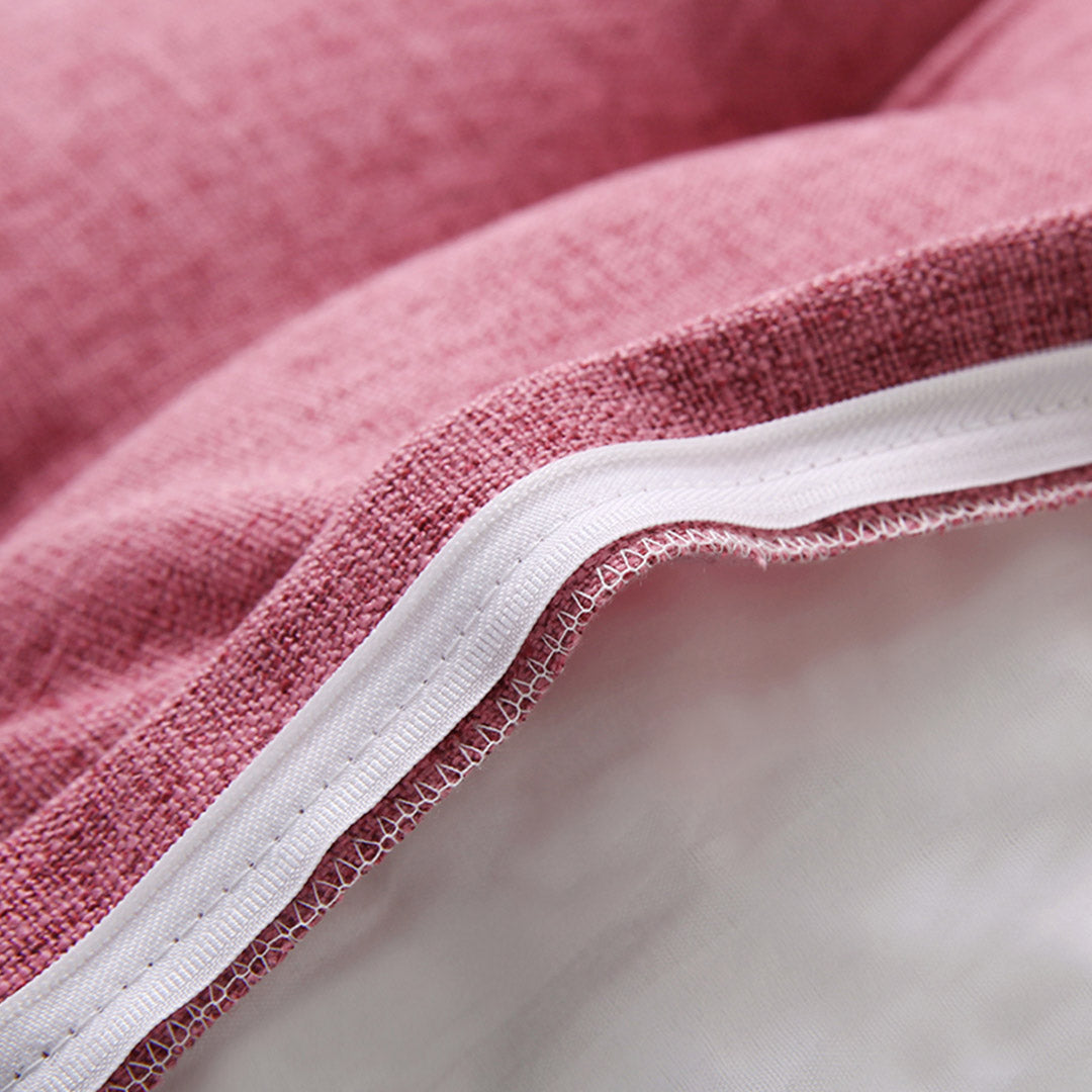 SOGA 4X 100cm Crabapple Red Triangular Wedge Bed Pillow Headboard Backrest Bedside Tatami Cushion Home Decor