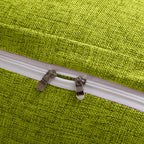 SOGA 2X 100cm Green Triangular Wedge Bed Pillow Headboard Backrest Bedside Tatami Cushion Home Decor