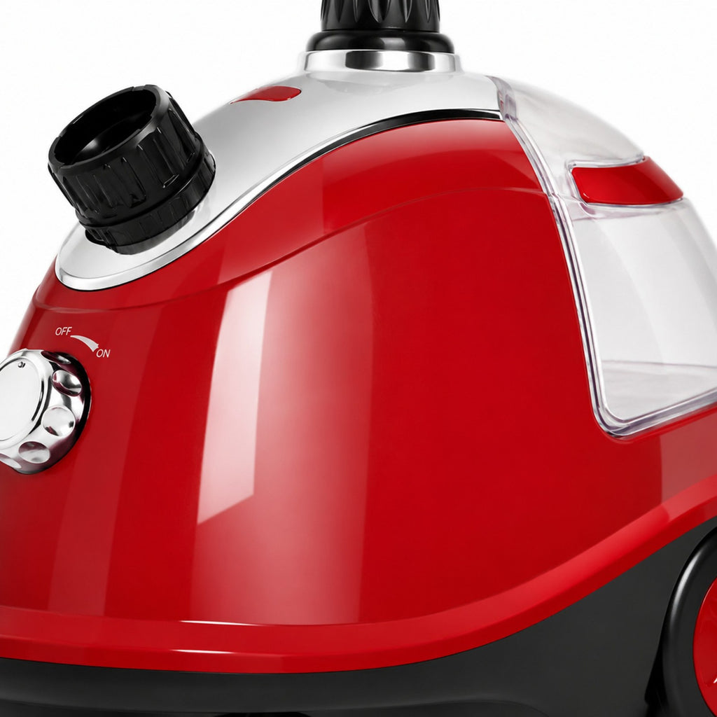 SOGA Garment Steamer Portable Cleaner Steam Iron Red