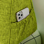 SOGA 120cm Green Triangular Wedge Bed Pillow Headboard Backrest Bedside Tatami Cushion Home Decor