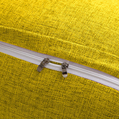 SOGA 100cm Yellow Triangular Wedge Bed Pillow Headboard Backrest Bedside Tatami Cushion Home Decor