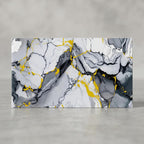 SOGA Peel & Stick Floor and Wall Tiles 30 x 60cm 10 Pack Blue Agate Faux Marble