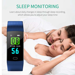 SOGA 2X Sport Smart Watch Health Fitness Wrist Band Bracelet Activity Tracker Blue