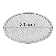 SOGA 2X 12-inch Round Seamless Aluminium Nonstick Commercial Grade Pizza Screen Baking Pan