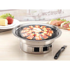 SOGA 2x BBQ Grill Stainless Steel Portable Smokeless Charcoal Grill Home Outdoor Camping