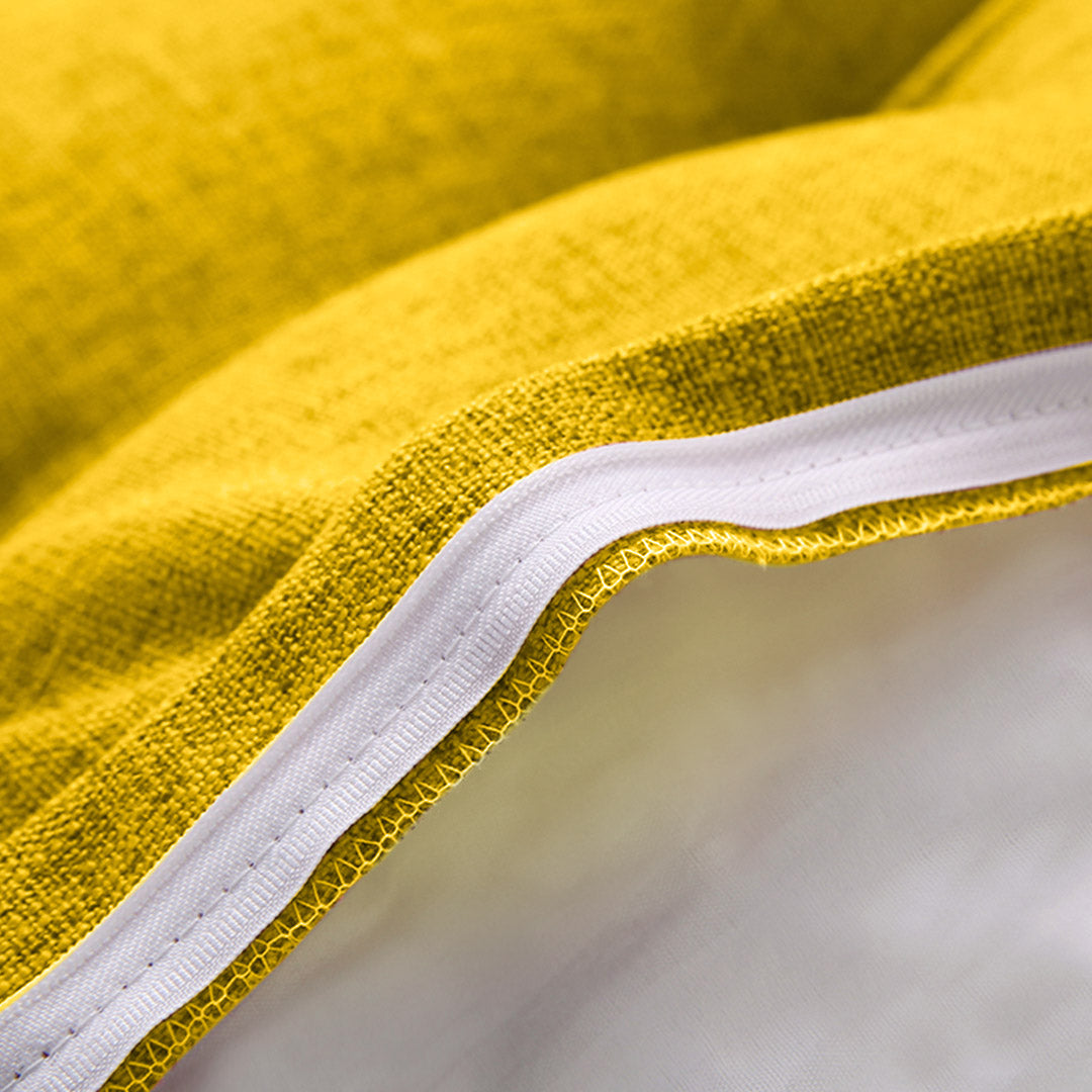 SOGA 2X 180cm Yellow Triangular Wedge Bed Pillow Headboard Backrest Bedside Tatami Cushion Home Decor