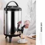 SOGA 6X 14L Portable Insulated Cold/Heat Coffee Tea Beer Barrel Brew Pot With Dispenser