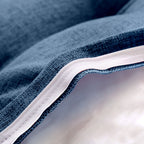 SOGA 150cm Blue Triangular Wedge Bed Pillow Headboard Backrest Bedside Tatami Cushion Home Decor