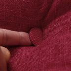 SOGA 4X 150cm Rose Red Triangular Wedge Bed Pillow Headboard Backrest Bedside Tatami Cushion Home Decor