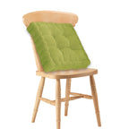 SOGA 2X Green Square Cushion Soft Leaning Plush Backrest Throw Seat Pillow Home Office Sofa Decor