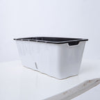 SOGA 2X Large White Rectangular Flowerpot Vegetable Herb Flower Outdoor Plastic Box Garden Decor