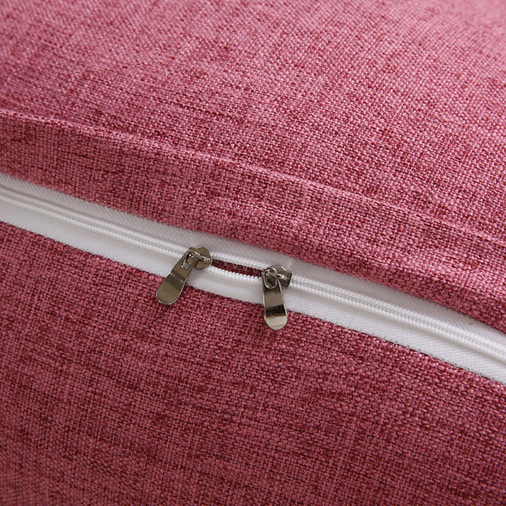 SOGA 150cm Crabapple Red Triangular Wedge Bed Pillow Headboard Backrest Bedside Tatami Cushion Home Decor