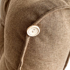 SOGA 2X 45cm Khaki Triangular Wedge Lumbar Pillow Headboard Backrest Sofa Bed Cushion Home Decor