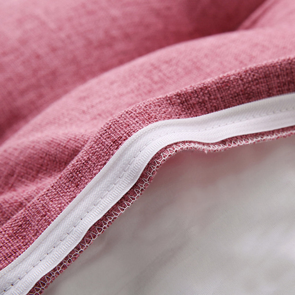 SOGA 4X 150cm Crabapple Red Triangular Wedge Bed Pillow Headboard Backrest Bedside Tatami Cushion Home Decor