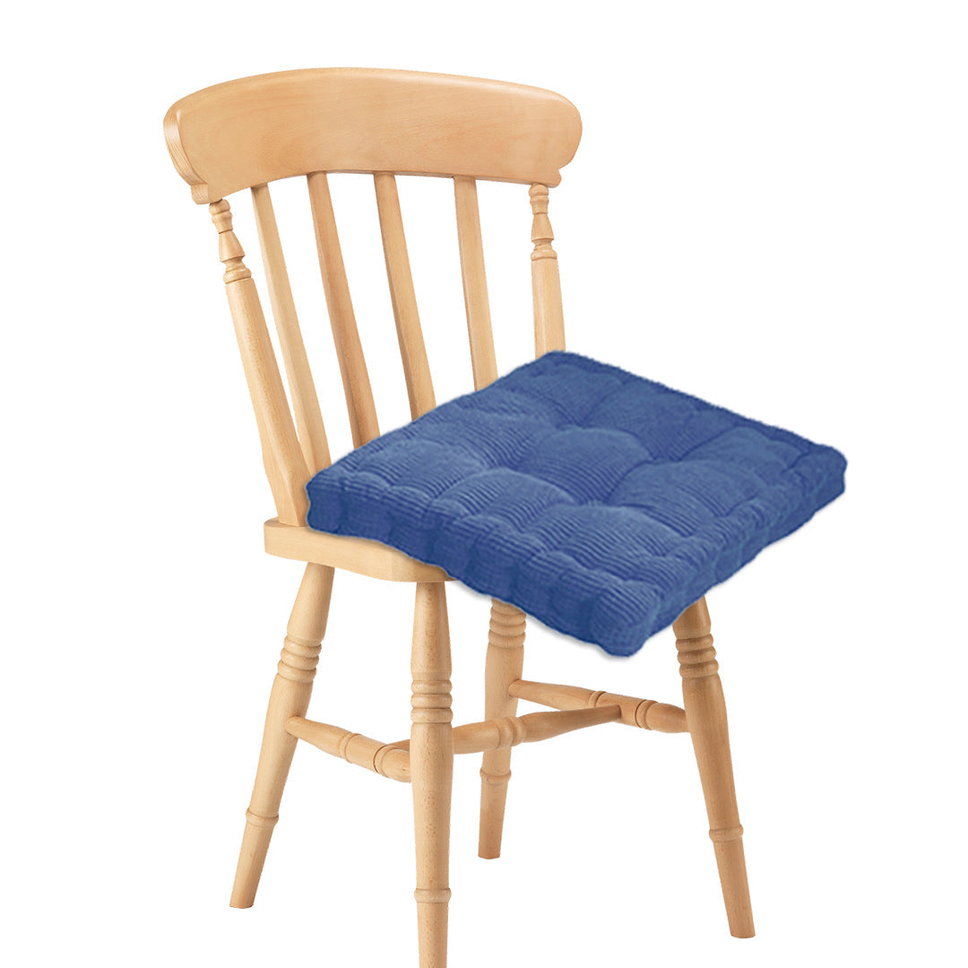 SOGA 4X Blue Square Cushion Soft Leaning Plush Backrest Throw Seat Pillow Home Office Decor