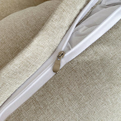 SOGA 2X 60cm White Triangular Wedge Lumbar Pillow Headboard Backrest Sofa Bed Cushion Home Decor