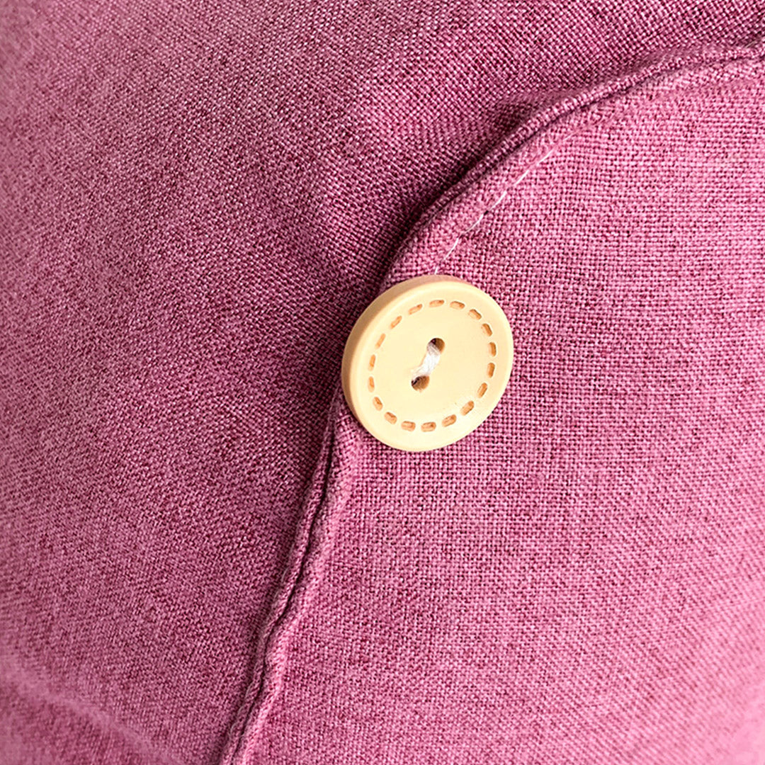 SOGA 4X 45cm Magenta Triangular Wedge Lumbar Pillow Headboard Backrest Sofa Bed Cushion Home Decor