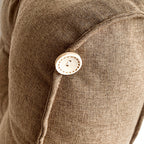 SOGA 4X 45cm Khaki Triangular Wedge Lumbar Pillow Headboard Backrest Sofa Bed Cushion Home Decor