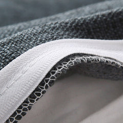 SOGA 120cm Dark Grey Triangular Wedge Bed Pillow Headboard Backrest Bedside Tatami Cushion Home Decor