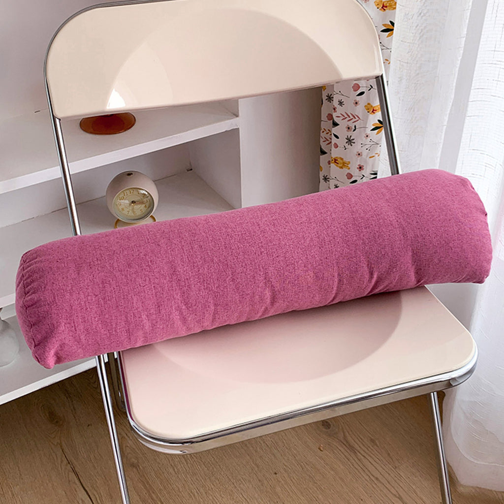 SOGA 4X 45cm Magenta Triangular Wedge Lumbar Pillow Headboard Backrest Sofa Bed Cushion Home Decor