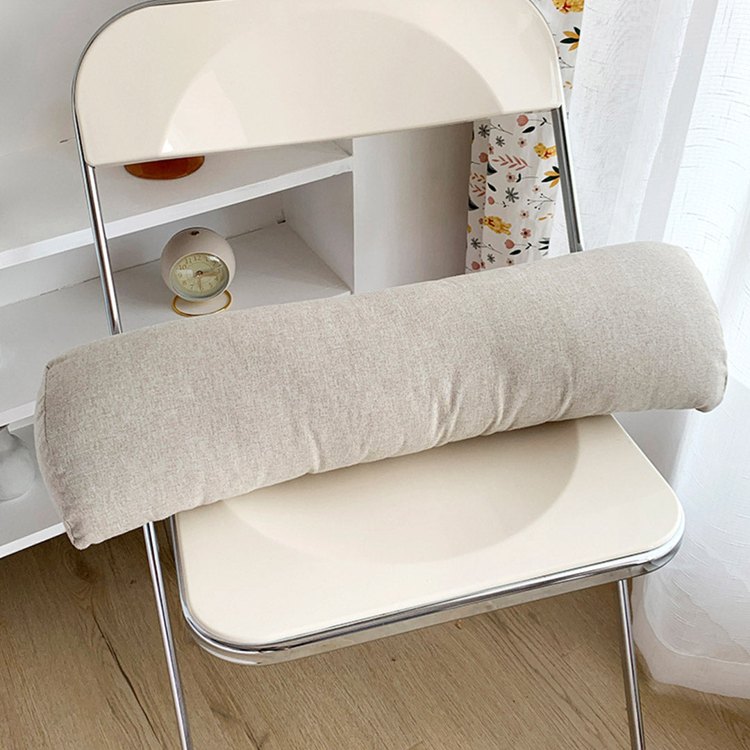 SOGA 45cm White Triangular Wedge Lumbar Pillow Headboard Backrest Sofa Bed Cushion Home Decor