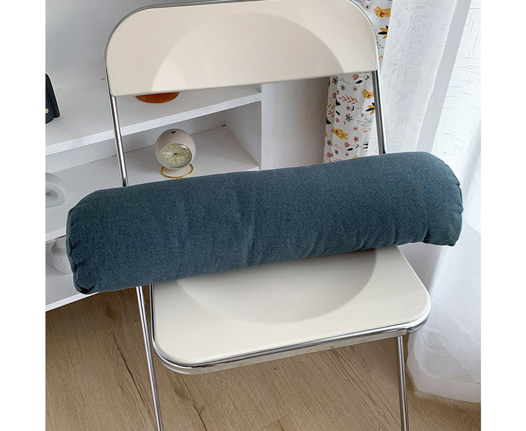 SOGA 2X 45cm Grey Triangular Wedge Lumbar Pillow Headboard Backrest Sofa Bed Cushion Home Decor