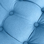 SOGA 2X 45cm Blue Triangular Wedge Lumbar Pillow Headboard Backrest Sofa Bed Cushion Home Decor