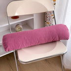SOGA 60cm Magenta Triangular Wedge Lumbar Pillow Headboard Backrest Sofa Bed Cushion Home Decor