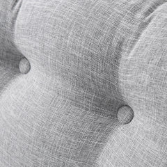 SOGA 100cm Silver Triangular Wedge Bed Pillow Headboard Backrest Bedside Tatami Cushion Home Decor