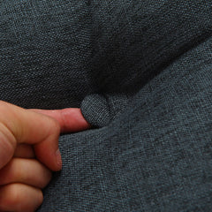 SOGA 150cm Dark Grey Triangular Wedge Bed Pillow Headboard Backrest Bedside Tatami Cushion Home Decor