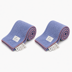 SOGA 2X 230x200cm Dusty Blue Flannel Polyester Throw Blanket