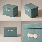 SOGA (46x36x28cm) Green 45L Fabric Storage Box Organizer