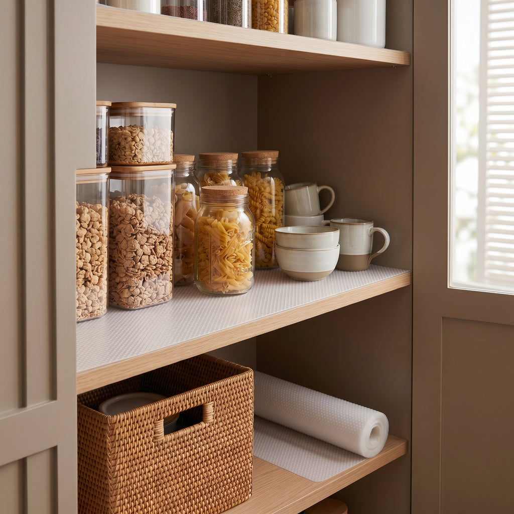 SOGA 2X 40x300cm Transparent EVA Cabinet Mat Non Slip Drawer Shelf Liner