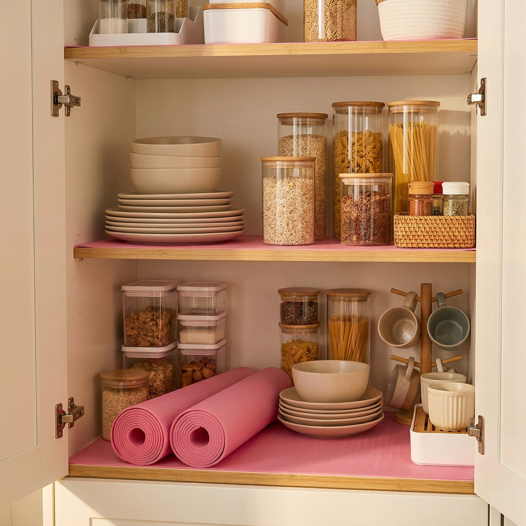 SOGA 2X 60x300cm Pink EVA Cabinet Shelf Liner Mat