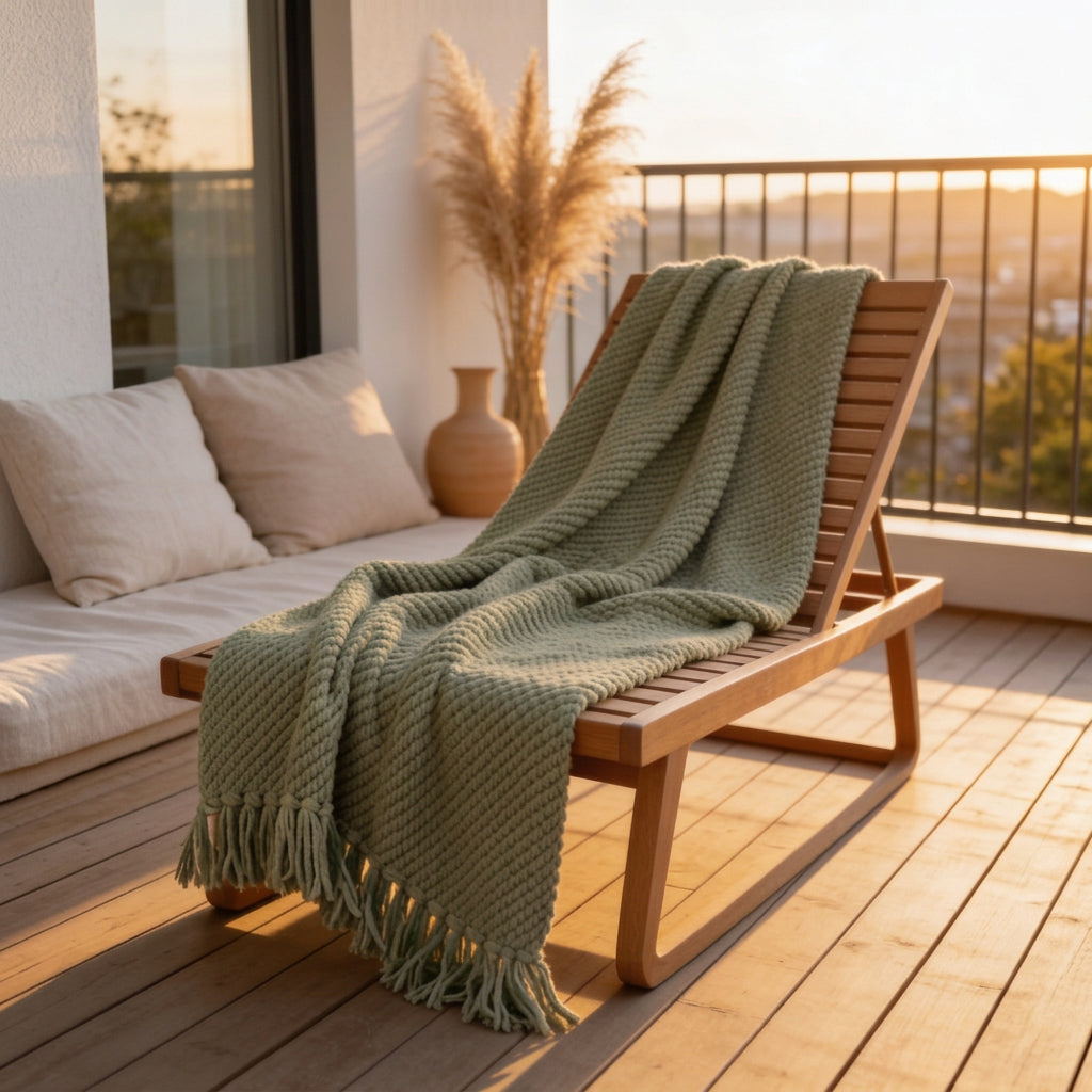 SOGA 2X Sage Green Polyester Throw Blanket 45x35x12cm Soft Cozy Sofa Bed