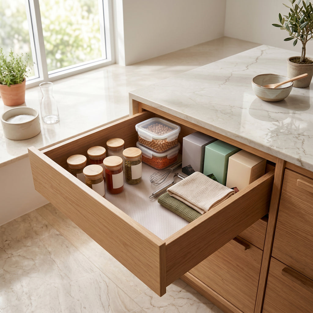SOGA 40x300cm Transparent EVA Cabinet Mat Non Slip Drawer Shelf Liner