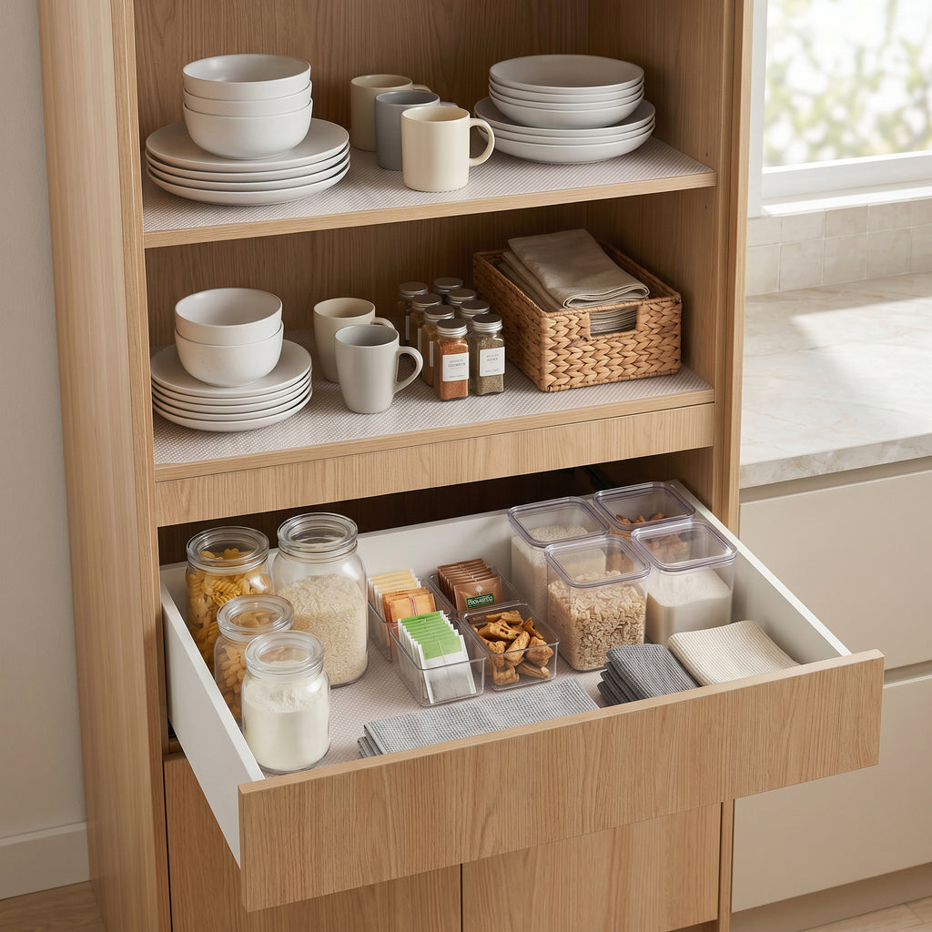 SOGA 2X 40x300cm Transparent EVA Cabinet Mat Non Slip Drawer Shelf Liner