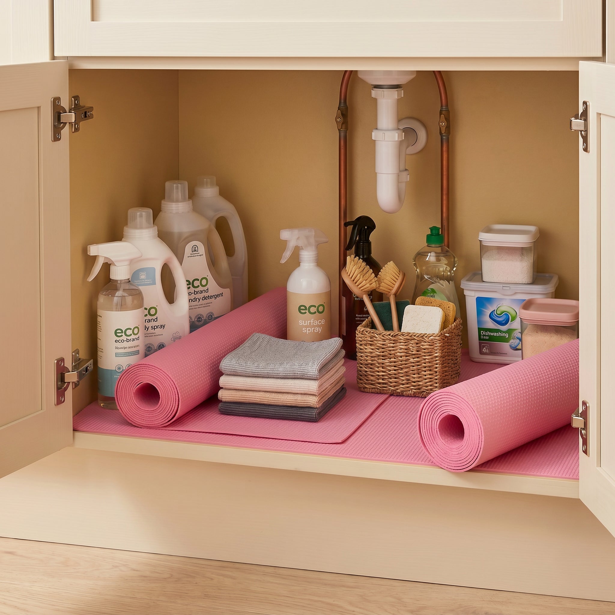 SOGA 2X 60x300cm Pink EVA Cabinet Shelf Liner Mat